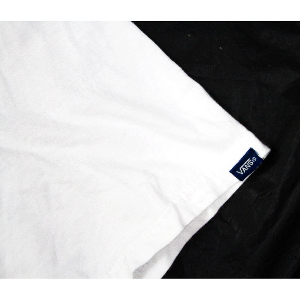 Vans Mens Short Sleeve White T Shirt Size X-Large - Picture 6 of 7